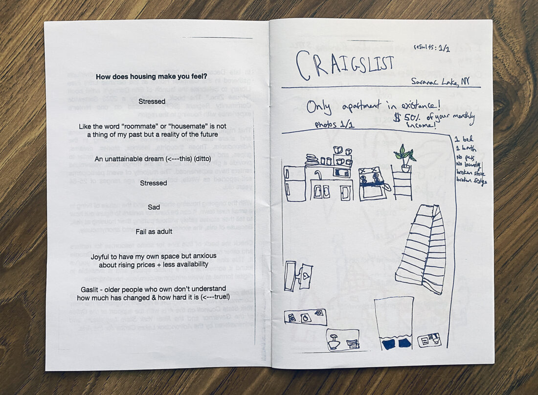 Renters share experiences with housing in new zine News, Sports, Jobs